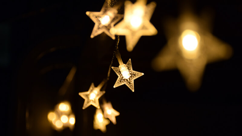 Lichterkette Sterne - weyer gruppe wünscht schöne Weihnachten