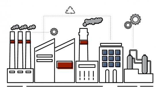 Vernetzte Fabrik der Industrie 4.0